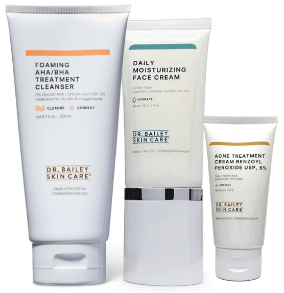 Ultimate Acne Solutions Skin Care Kit – Dr. Bailey Skin Care